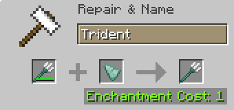 How to repair trident with and without another trident 