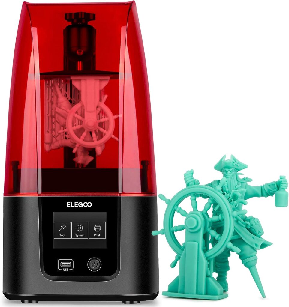ELEGOO Resin 3D Printer, Mars 3 MSLA 3D Printer
