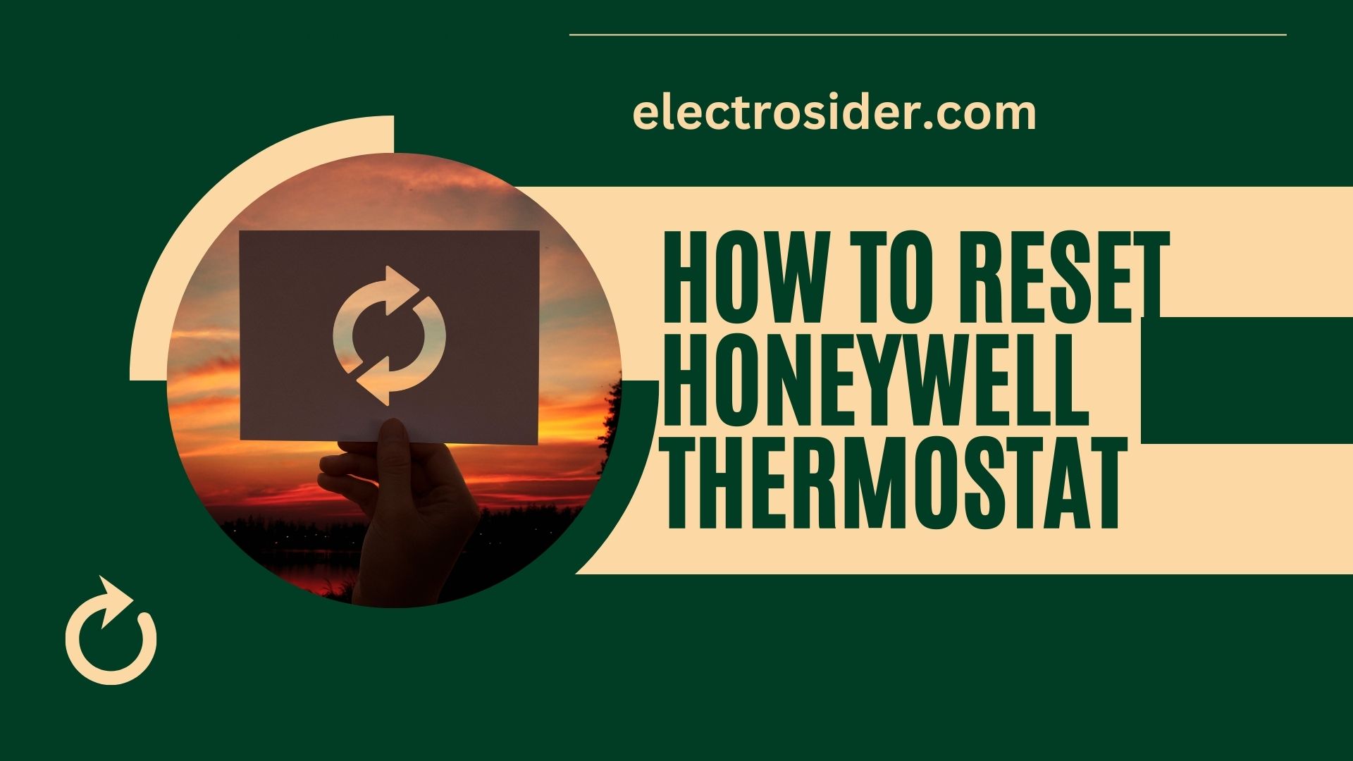 How to reset Honeywell thermostat